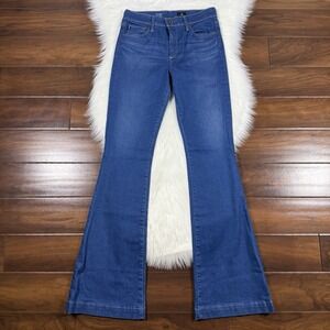 AG Adriano Goldschmied Women's Size 29 R The Janis High Rise Flare Denim Jeans